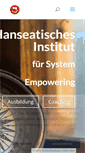 Mobile Screenshot of hanseatisches-institut.de